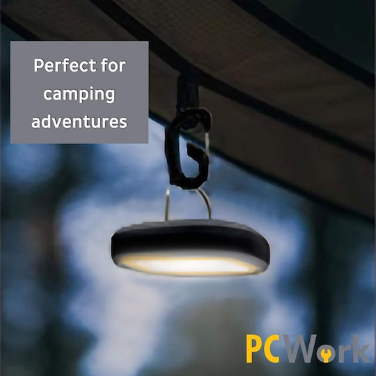Pcwork Led Rechargeable Waterproof Camping Light with Flashlight 450lm