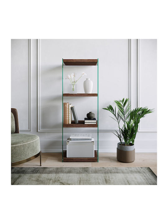 Walnut Bookcase 40x35x120cm