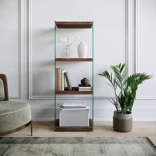 Bibliothek Walnuss 40x35x120cm