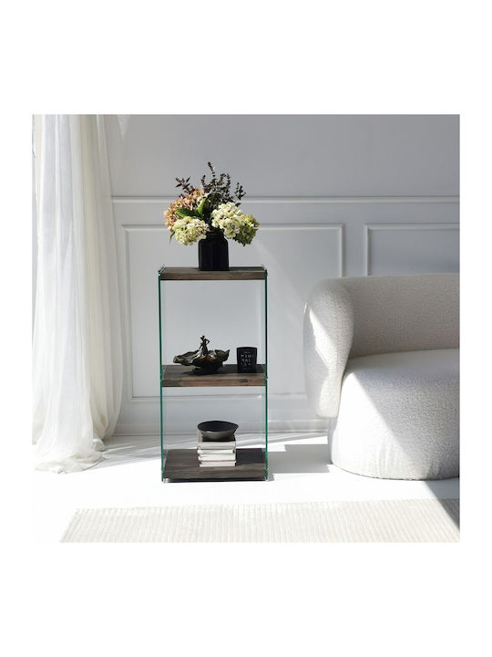 Anthracite Bookcase 40x35x80cm