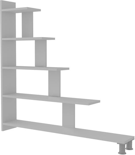 Bibliotecă Reward Alb 121.8x19.5x120 cm