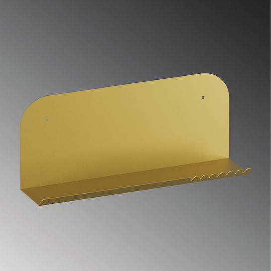 Wall Shelf Long Gold 55x12x23cm