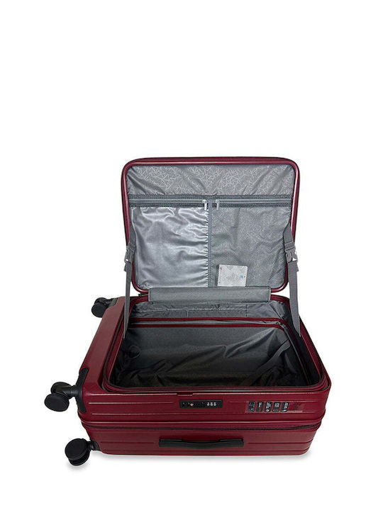 Large Pc Hydra Burgundy Suitcase