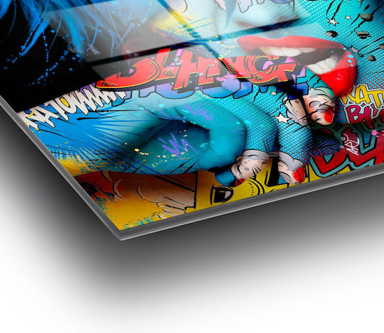Glass Painting 123bzm2205 100x70cm Multi Wallity Horizontal Glass