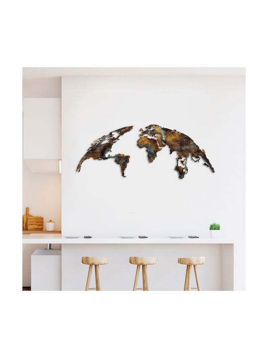 Wallity Copper Metallic Wall Decor 150x59cm