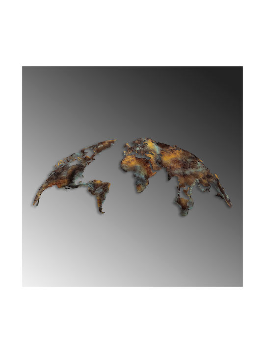Wallity Copper Metallic Wall Decor 150x59cm
