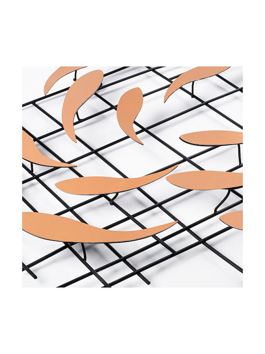 Sheen Wall Decor 891tnl2411 100x4x45cm Black-copper Wallity Metal