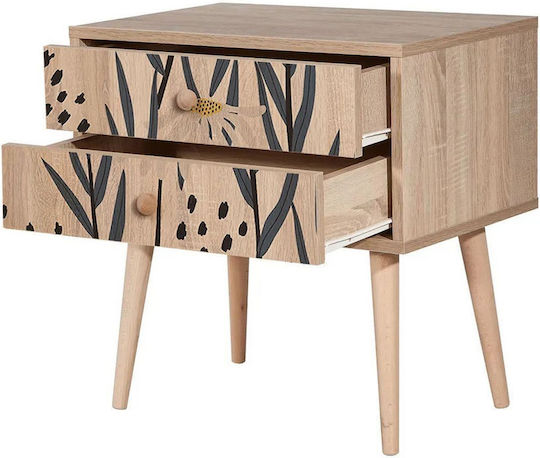 Nachttisch City Two Daisy Mehrfarbig 60x40x61cm