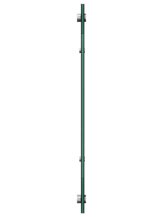 Vidaxl Kitchen Back Panel Black 100 X 50 X 0.8 cm Tempered Glass