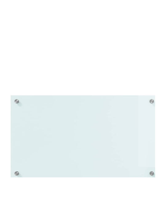 Vidaxl Kitchen Back Panel White 70 x 40 x 0.8 cm Tempered Glass