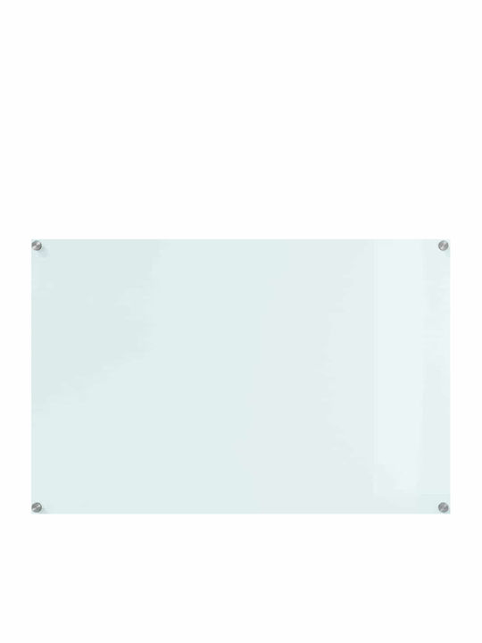 Vidaxl Kitchen Back Panel White 90 x 60 x 0.8 cm Tempered Glass