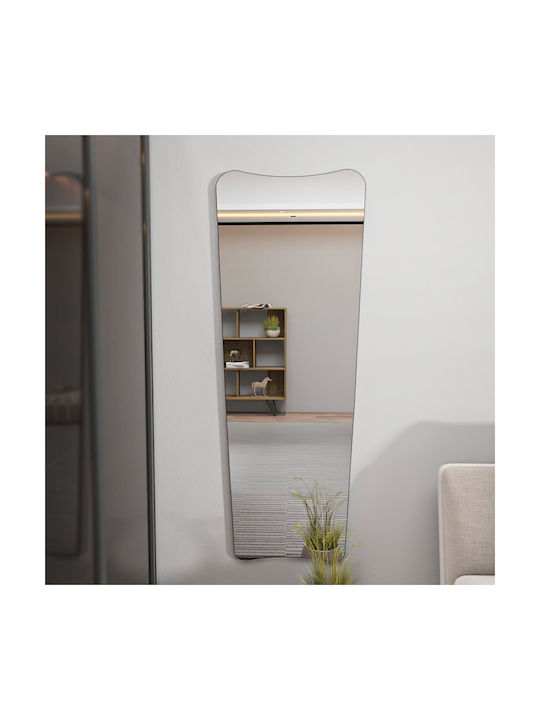 Vitros Wall Mirror 116sam1179 55x2.2x150cm Black Hanah Home MDF
