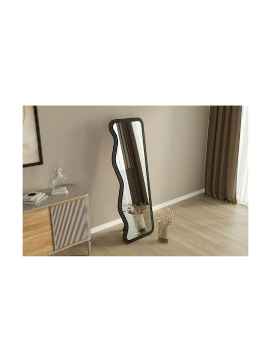 Asel Wall Mirror 116sam1180 50x2.2x160cm Black Hanah Home MDF