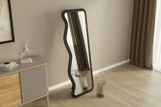 Огледало за стена Asel 116sam1180 50x2.2x160см Черно Hanah Home MDF