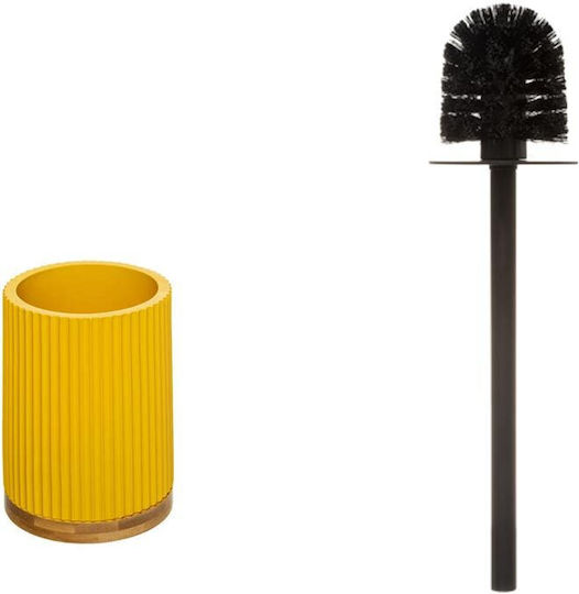 Keramische Toilettenbürste Badezimmer Mustard