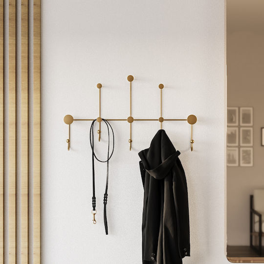Wallity Μεταλλική 5 Θέσεων 80x10x10cm Wallity Μεταλλική 5 Θέσεων 80x10x10cm