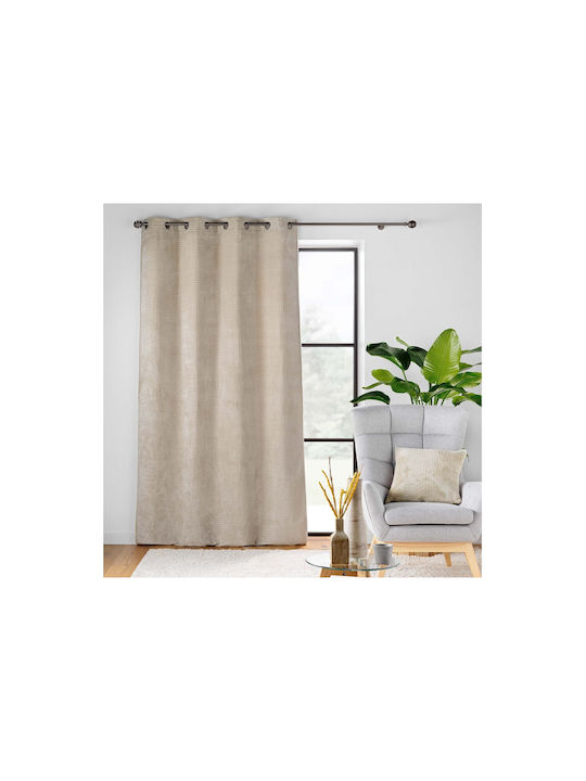 Atmosphera Sofa Cushion Flanela Douceur D'intérieur Beige 45x45cm