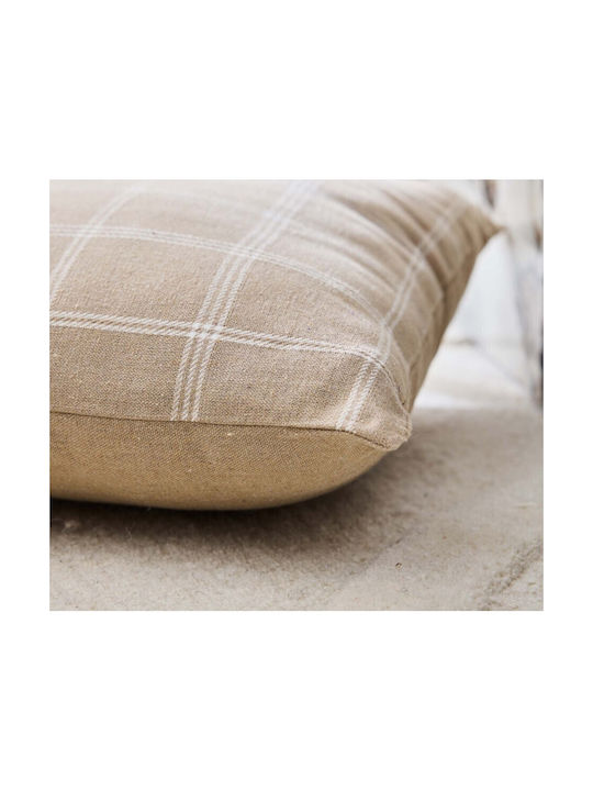 Atmosphera Sofa Cushion Everest Douceur D'intérieur 100% Cotton Beige 45x45cm