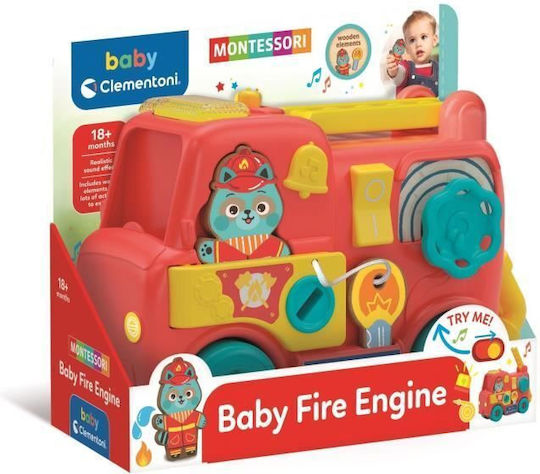 Baby Clementoni Превозно Средство Baby Fire Engine с Музика за 18+ Месеца