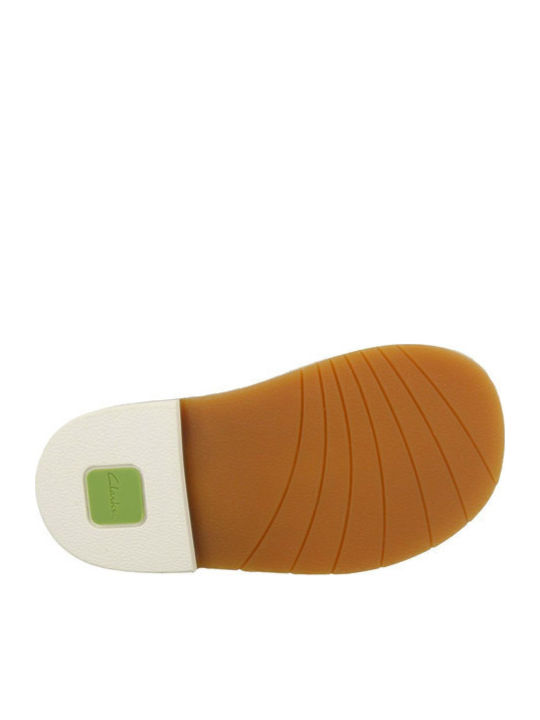 Kids Patent Leather Ballerinas Weave with Hoop & Loop Closure White