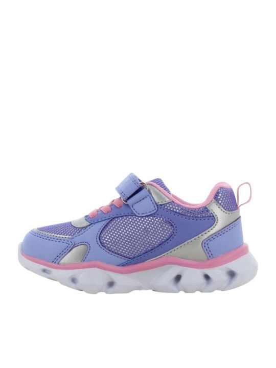 Lilo & Stitch Kids Sneakers with Scratch & Lights Lilac