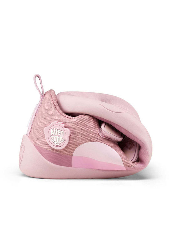 Kids Sneakers with Hoop & Loop Closure Pink