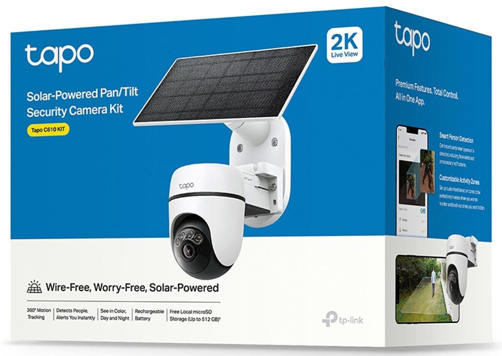 TP-LINK v1 IP Κάμερα Παρακολούθησης Full HD+ 3MP Αδιάβροχη Μπαταρίας με Αμφίδρομη Επικοινωνία και Φακό 4mm (Tapo C610 KIT)