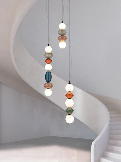 Zambelis Lights LED Κρεμαστό Φωτιστικό 20x20εκ.