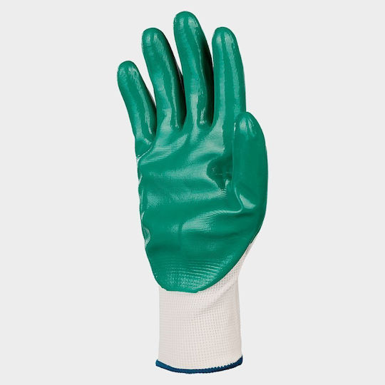 Stenso Arbeitshandschuhe Weiß Nitril/Polyester 1Stück