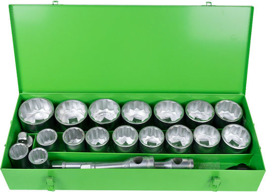 JBM Ratschen- & Steckschlüssel-Sets 1" 22Stück