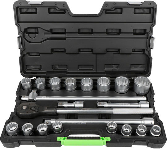 JBM Ratschen- & Steckschlüssel-Sets 3\4" 21Stück