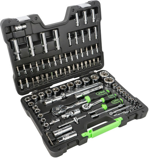 JBM Set de chei tubulare și clichet 1\2" & 1\4" 94buc