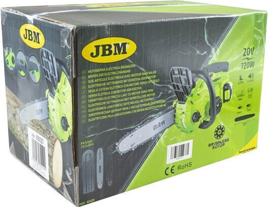 JBM Αλυσοπρίονο Μπαταρίας Solo 3.2kg με Λάμα 25.4cm