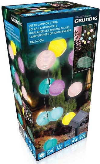 Grundig 14106 Hanging Solar Light Traffic light with Photocell