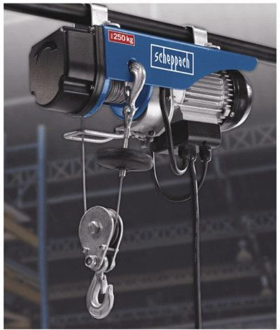 Scheppach Lifting & Pulling Equipment for Weight Load up to 125kg Black
