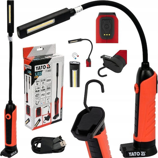 Yato Battery Workshop Light LED IP54 with Brightness up to 500lm