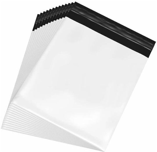 Set Courier Mailing Bags Self Adhesive 50 Pcs White B3 40x50 Cm Aria Trade