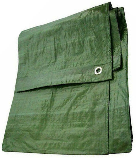 Bradas Waterproof Tarpaulin 90gr/m² 6x4m. Light Type Green