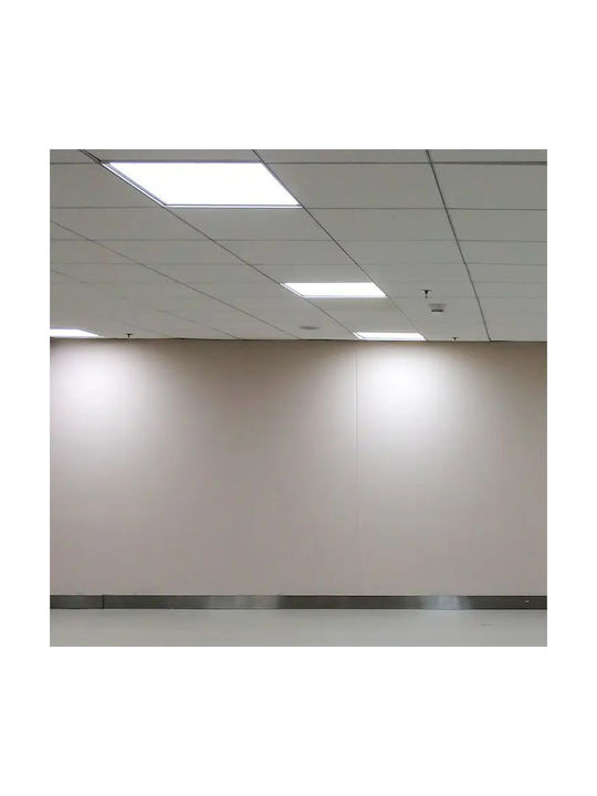 V-TAC Τετράγωνο Χωνευτό LED Panel 40W με Ψυχρό Λευκό Φως 6500K 60x60εκ.