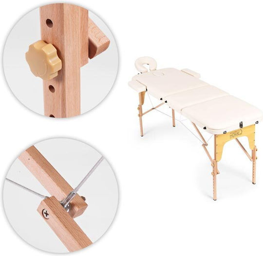 Modernhome Wooden Folding Massage and Physiotherapy Bed 186x80cm