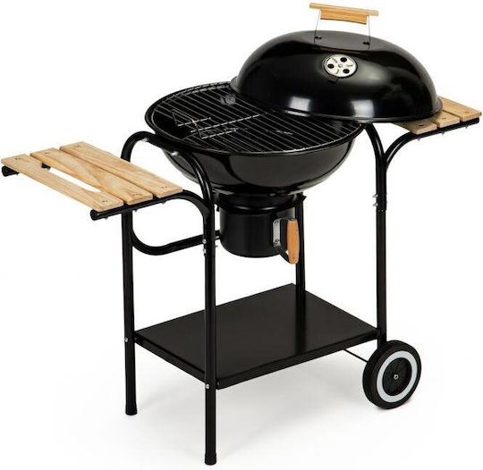 Garden Charcoal Grill with Lid 40cmx40cm