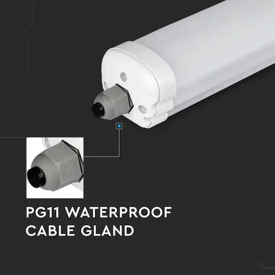 Led Waterproof IP65 Fluorescent Type Lighting Batten 150cm V-tac Cree Vhip Led 48w 6430lm 6400k – 2162866