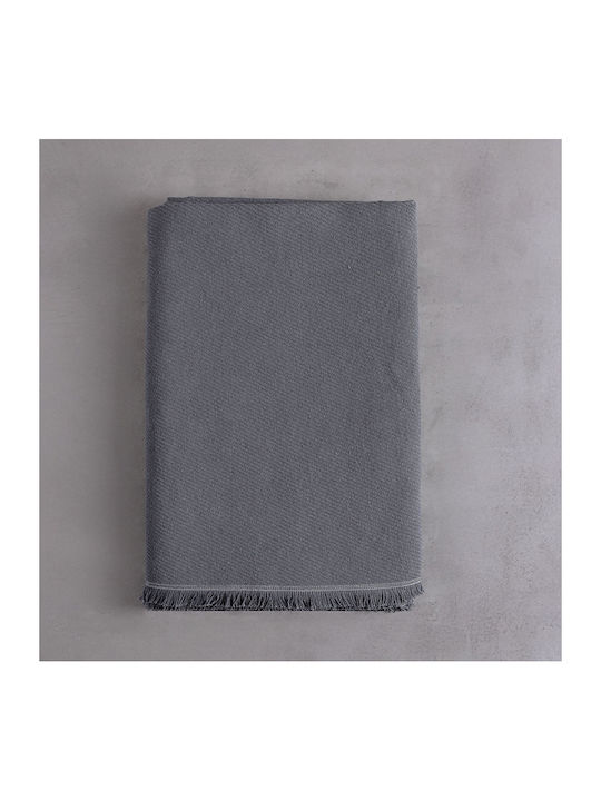Rythmos Reve Armchair Throw Jacquard 180x160cm Gray