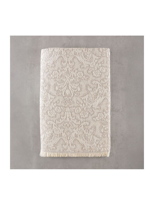 Rythmos Bianco Armchair Throw Chenille 160x180cm Ecru