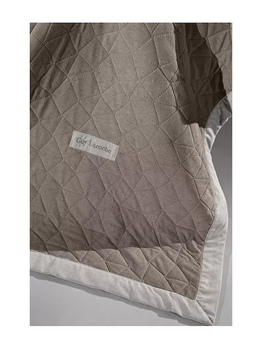 Four-Seater Sofa Throw 170x350 + Pillowcase Guy Laroche Avalon Puro 170x350