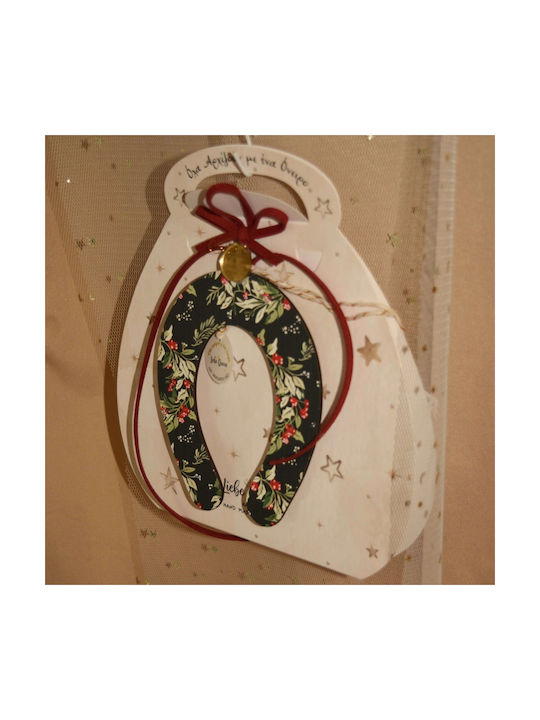 LiebeQueen Suspendata Amulet Potcoavă Verde 1buc