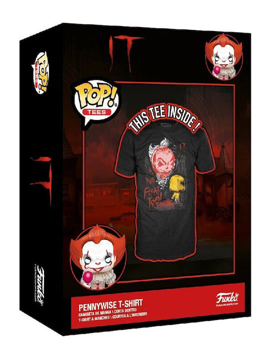 Funko Pop! Tees Movies: Pennywise T-shirt (l) Funko Pop! Tees Movies: Pennywise T-shirt (l)