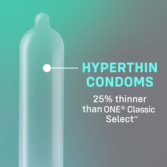 One Jewellery Condoms 1pcs 53mm Thin for Natural Feeling Natural Vegan