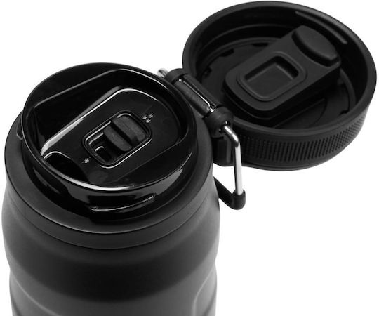 Stanley AeroLight IceFlow Μπουκάλι Θερμός Ανοξείδωτο 700ml Black 2.0