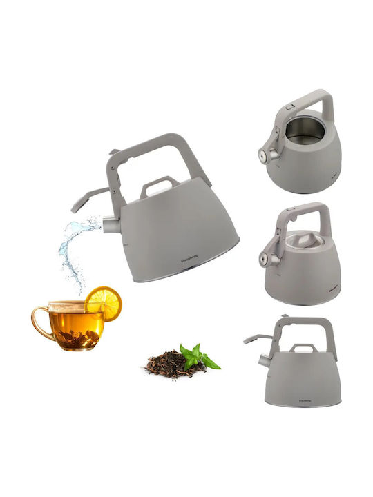 Klausberg Βραστήρας Ανοξείδωτος Γκρι 2500ml